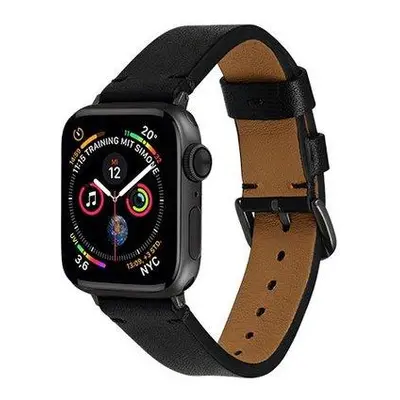 Artwizz remienok WatchBand Leather pre Apple Watch 38/40/41mm - Black