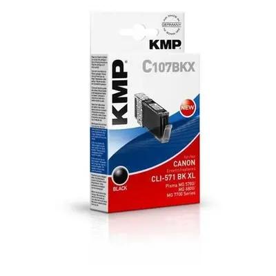 KMP Canon CLI-571BKXL - kompatibilní