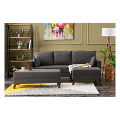 Atelier del Sofa Corner Sofa-Bed Bella Mini Corner Sofa Right - Anthracite