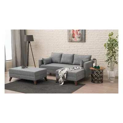 Atelier del Sofa Corner Sofa-Bed Bella Corner Sofa Right 2 Grey