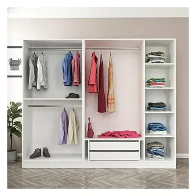 Hanah Home Wardrobe Kale 190 - White - v2