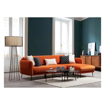 Atelier del Sofa Corner Sofa-Bed Sevilla Corner Right (L3+Chl) Orange