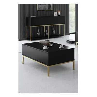 Hanah Home Coffee Table Lord - Black, Gold BlackGold