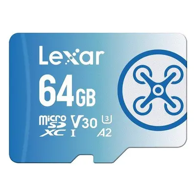 Lexar paměťová karta 64GB FLY High-Performance 1066x microSDXC UHS-I, (čtení/zápis:160/60MB/s) C