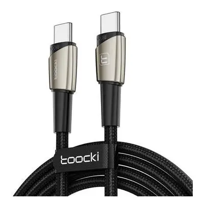 Kabel USB-C na USB-C Toocki TXCTT14- LG01-W2, 2 m, 140 W (perleťový nikl)