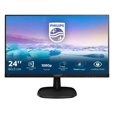 PHILIPS 23,8" W-LED 243V7QDAB/00 / IPS / 1920x1080 / 250cd/m2 / 5ms / D-SUB / HDMI / DVI / repro