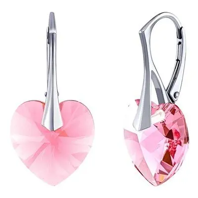 Swarovski Crystal srdce Light Rose LSW093E