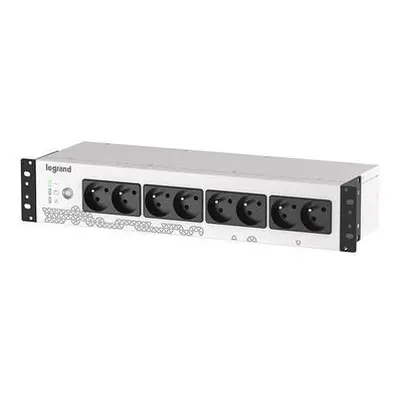 LEGRAND UPS Keor PDU 800VA/480W FR, Off-Line, Rack 2U, výstup 8x FR (CZ), USB, 310330