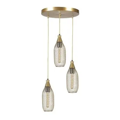 Opviq Chandelier Rio 8715-3 Gold