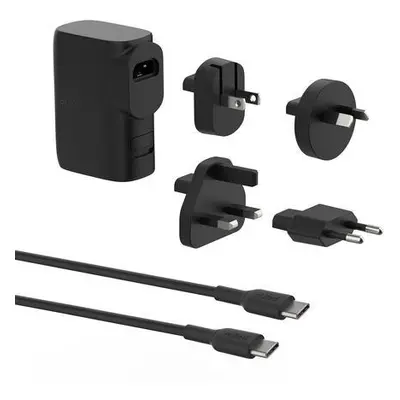 Belkin BOOST CHARGE Hybridní cestovní nabíječka do zásuvky 25W + PowerBanka 5000mAh, UK, EU, US,