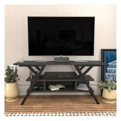 Hanah Home TV Stand Minerva - Black, Anthracite BlackAnthracite