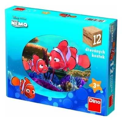 DINO Obrázkové kostky Hledá se Nemo, 12 kostek