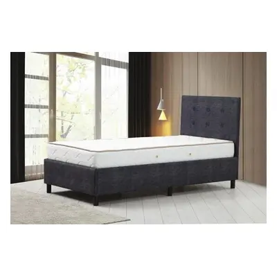 Hanah Home Double Mattress, Base & Headboard Hira Set 160 x 200 - Anthracite