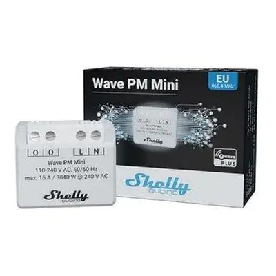 Shelly Qubino Wave PM Mini - modul pro měření spotřeby do 16A (Z-Wave)