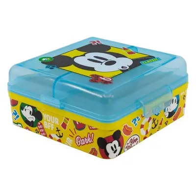 STOR Čtvercový Multi Box na svačinu Mickey Mouse