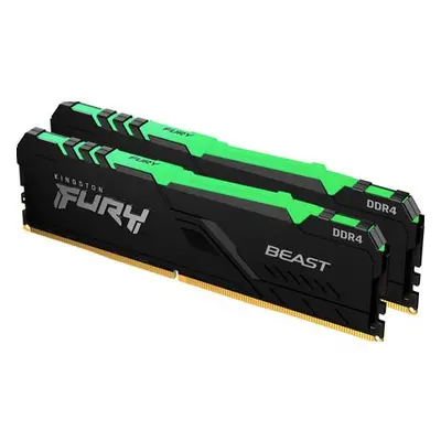 KINGSTON FURY Beast RGB 16GB DDR4 3600MHz / CL17 / DIMM / KIT 2x 8GB, KF436C17BBAK2/16