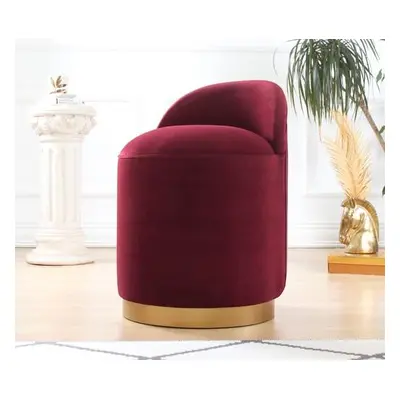 Atelier del Sofa Pouffe Dover - Claret Red