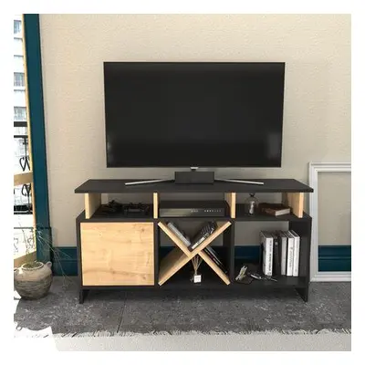 Hanah Home TV Stand Auburn - Anthracite, Oak AnthraciteOak