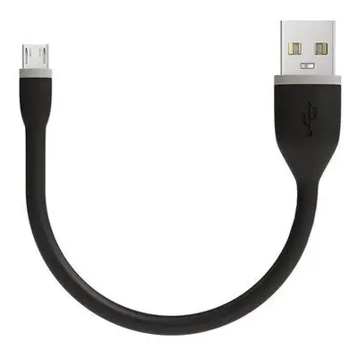 Satechi kábel Flexible USB to Micro USB 0.15m - Black