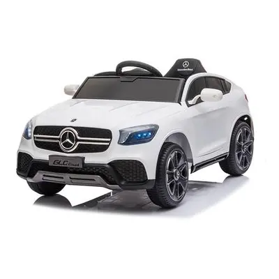 Dětské elektrické auto Mercedes GLC coupé bílá/white