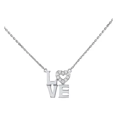 SILVEGO Stříbrný love July s brilliance zirconia MW00225