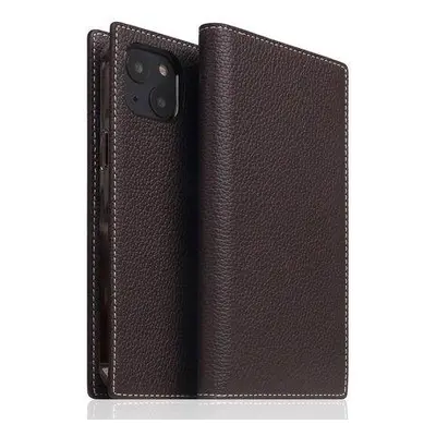 SLG Design puzdro D8 Full Grain Leather pre iPhone 14 Plus - Brown Cream