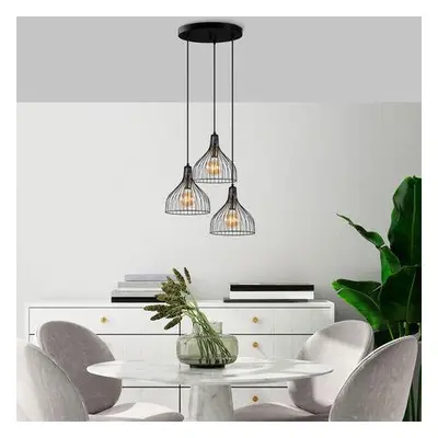 Opviq Chandelier Cafu - 11565 - 2 BlackAntique