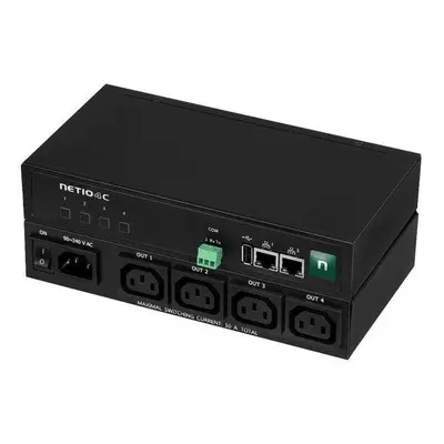 NETIO PowerPDU 4C EU 4xIEC320 C14, měření el.hodnot, 2xLAN, seriál, SCZ, IOC, API, IP Watchdog, 