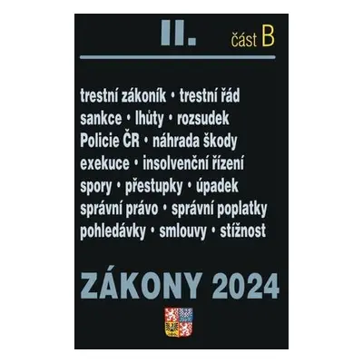 Zákony II B 2024 – Trestní právo