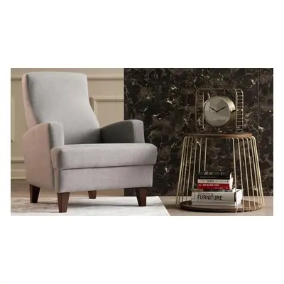 Atelier del Sofa Wing Chair Kana Bergere - Light Grey