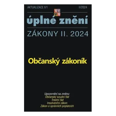 Aktualizace II/1 Občanský zákoník