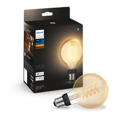 Philips Hue White Filament Globe 7W E27 G93 DIM 929003051901