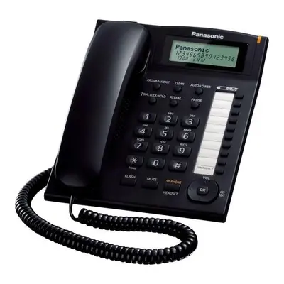 Panasonic KX-TS880FXB - jednolinkový telefon, černý, TFFSPATS880FXB