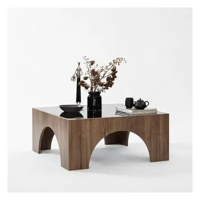 Hanah Home Coffee Table Seine - Walnut, Dark Grey WalnutDark Grey