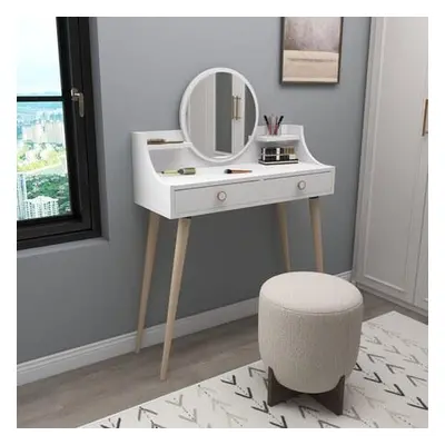 Hanah Home Make-Up Table Roys - White