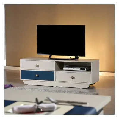 Hanah Home TV Stand Casablanca WhiteBlue