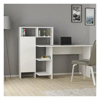 Hanah Home Study Desk Buğra - White