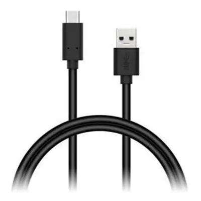 CONNECT IT Wirez USB C (Type C) - USB, tok proudu až 3A !,černý, 1 m