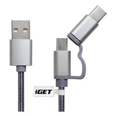 iGET G2V1 USB kabel 2v1 1 m