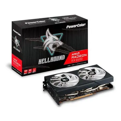 PowerColor AMD Radeon™ RX 6600 Hellhound 8GB GDDR6, HDMI, 3xDP, AXRX 6600 8GBD6-3DHL