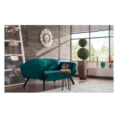 Atelier del Sofa 2-Seat Sofa-Bed Genzo - Petrol Blue