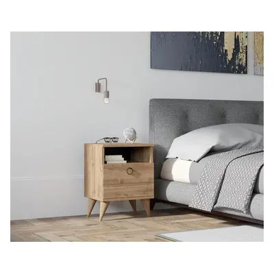 Hanah Home Nightstand Barlo - Walnut