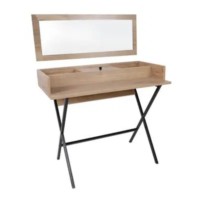 Hanah Home Make-Up Table Zurich WalnutBlack