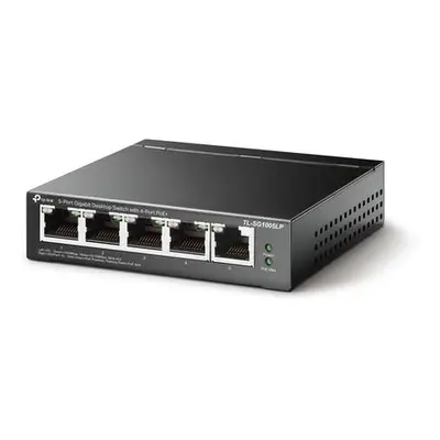 TP-Link TL-SG1005LP/ 5-portový PoE switch / 4x PoE+, TL-SG1005LP