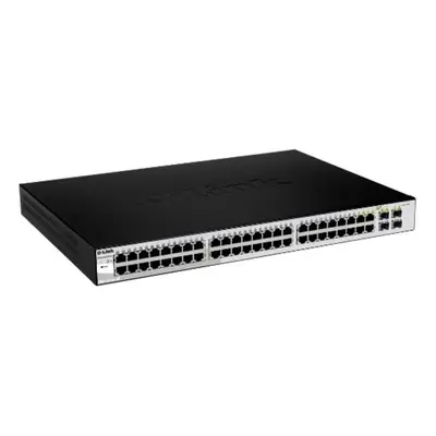 D-Link DGS-1210-48 Smart switch, 48x GbE, 4x RJ45/SFP, fanless, DGS-1210-48/E