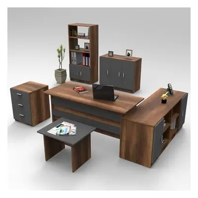 Hanah Home Office Furniture Set VO17-BA BaroqueAnthracite