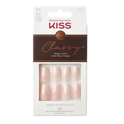 KISS Nalepovací nehty Classy Nails Cozy Meets Cute 28 ks