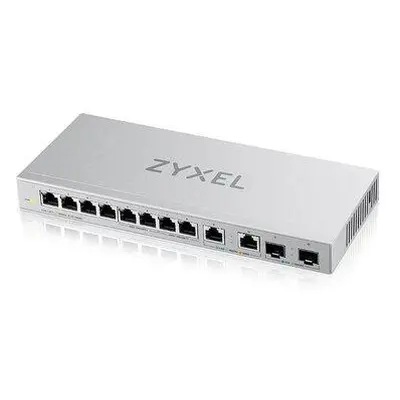 Zyxel XGS1010-12 v2, 12-Port Gigabit Unmanaged Switch with 8-Port 1G + 2-Port 2.5G + 2-Port SFP+