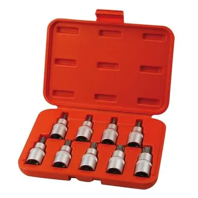 EXTOL PREMIUM hlavice zástrčné TORX, sada 9ks, 1/2", CrV/S2