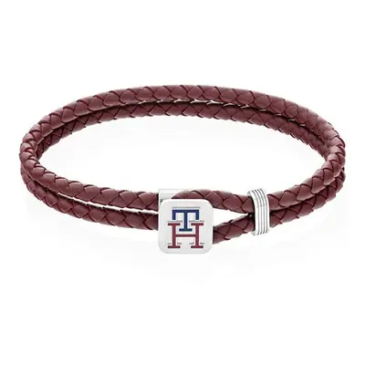 Tommy Hilfiger Slušivý kožený náramek Monogram 2790533